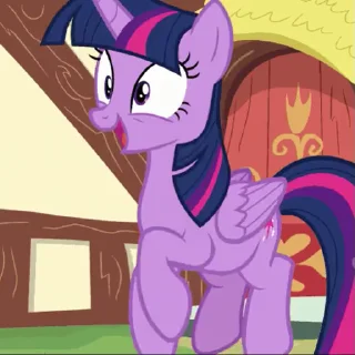 😄 emoji Twilight Sparkle Animated Telegram sticker 6 of 63