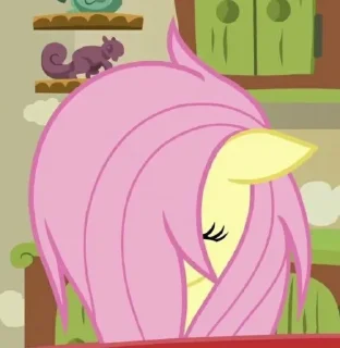 💫 emoji Fluttershy | @MyLittlePony_bots Telegram sticker 13 of 85