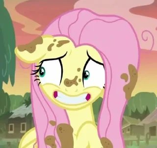 😳 emoji Fluttershy | @MyLittlePony_bots Telegram sticker 9 of 85
