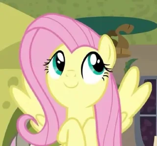 😊 emoji Fluttershy | @MyLittlePony_bots Telegram sticker 18 of 85