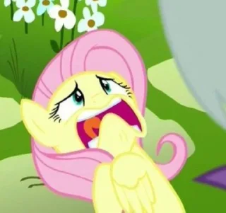 Sticker from Fluttershy | @MyLittlePony_bots