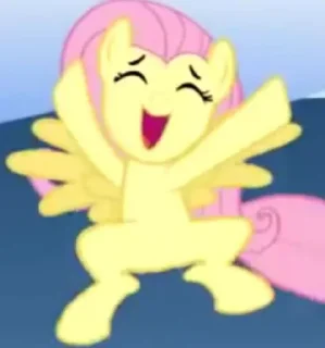 😃 emoji Fluttershy | @MyLittlePony_bots Telegram sticker 6 of 85