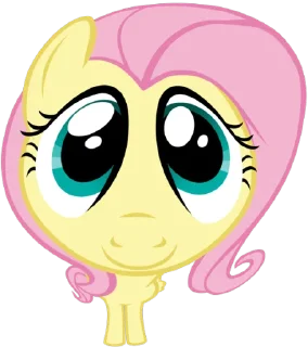 🙈 emoji Fluttershy | @MyLittlePony_bots Telegram sticker 13 of 120