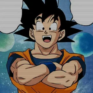 😘 emoji Son Goku by @SONGOKU_SOLO ➡️ @Ctikerubot Telegram sticker 24 of 101