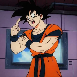 😅 emoji Son Goku by @SONGOKU_SOLO ➡️ @Ctikerubot Telegram sticker 6 of 101