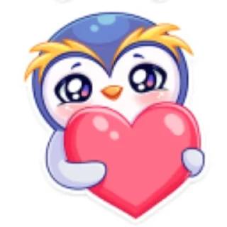 ❤️ emoji пингвинчики от василиски Telegram sticker 6 of 10