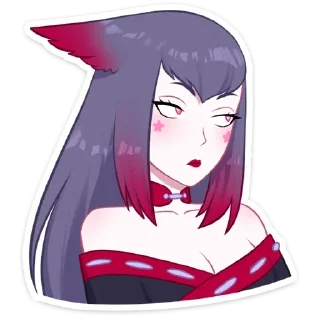 Sticker from 我好想他妈的你婊子在所有的裂缝