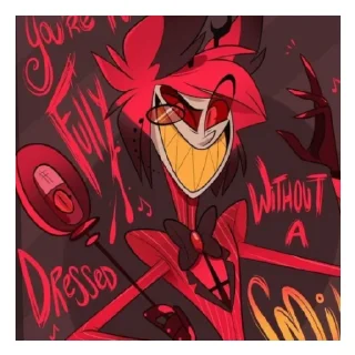 😄 emoji Стикеры Аластора Telegram sticker 21 of 21
