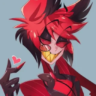 😄 emoji Стикеры Аластора Telegram sticker 15 of 21