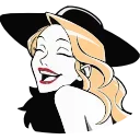 🤩 emoji Элинор и Джордж @stickers_vk Telegram sticker 10 of 48