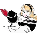 🤩 emoji Элинор и Джордж @stickers_vk Telegram sticker 19 of 48