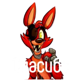 😉 emoji Foxy Telegram sticker 7 of 19