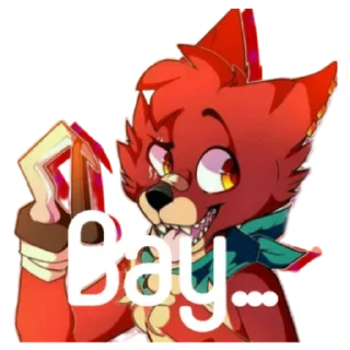 😮 emoji Foxy Telegram sticker 12 of 19