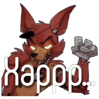 😠 emoji Foxy Telegram sticker 15 of 19