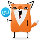 Sticker from Foxy