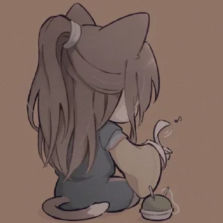 🍵 emoji ༉🐾小貓° Telegram sticker 16 of 79