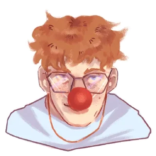 🤡 emoji Рыжий балбес @meowmovka Telegram sticker 8 of 15