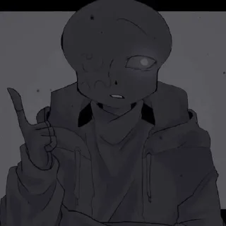 Sticker from 夜の暗い冗談 ~