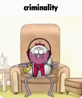 👮 emoji (not) regular show Telegram sticker 21 of 51
