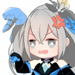 😠 emoji Bronya by @saw_ggg Telegram sticker 9 of 38