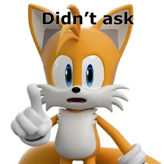 😶 emoji тейлз бест бой Telegram sticker 7 of 51