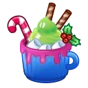 Sticker from Holiday Drinks | @Gift_Alerts