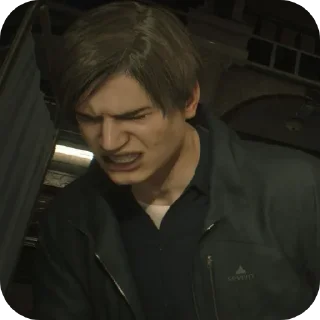 😎 emoji Leon Kennedy :: @wreyixk Telegram sticker 6 of 57