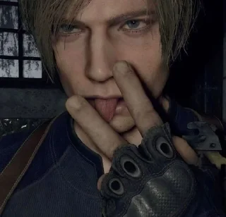 🌟 emoji Leon Kennedy :: @wreyixk Telegram sticker 18 of 57