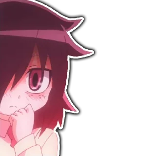 👀 emoji Tomoko by @anime_stickerr Telegram sticker 23 of 35