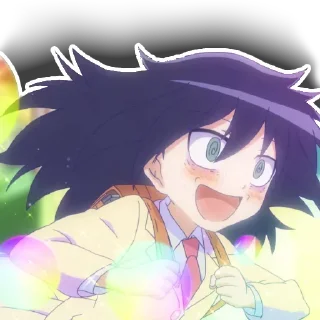 😃 emoji Tomoko by @anime_stickerr Telegram sticker 10 of 35