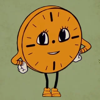 😉 emoji Мисс Минутка :3 <<@AnotherMedium>> Telegram sticker 18 of 25