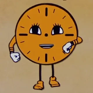 🚶‍♂ emoji Мисс Минутка :3 <<@AnotherMedium>> Telegram sticker 19 of 25