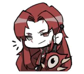 😏 emoji Lobotomy Corporation Sephira Telegram sticker 19 of 32