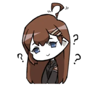 ❔ emoji Lobotomy Corporation Sephira Telegram sticker 12 of 32