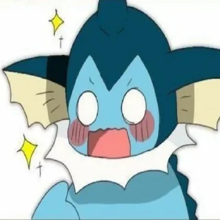 🥵 emoji Vaporeon Telegram sticker 8 of 11