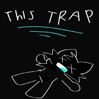 😵 emoji Black Silly Cat || :D Telegram sticker 1 of 44