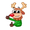 Sticker from Rudy the Deer