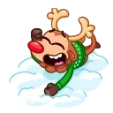 Sticker from Rudy the Deer