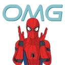 😱 emoji Spiderman Telegram sticker 17 of 17