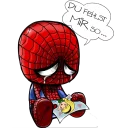 😭 emoji Spiderman Telegram sticker 9 of 17