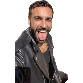👅 emoji Marco Mengoni Telegram sticker 10 of 93