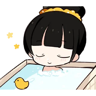 😌 emoji Школьная парочка @Nyasticks Telegram sticker 10 of 41