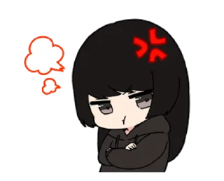 😠 emoji Парочка @nyasticks Telegram sticker 7 of 26
