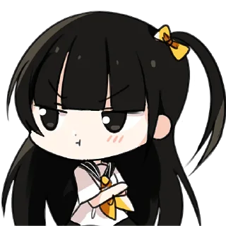 😒 emoji Школьная парочка @Nyasticks Telegram sticker 16 of 41