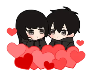 😘 emoji Парочка @nyasticks Telegram sticker 24 of 26