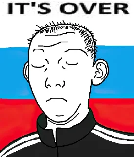 Sticker from It's over