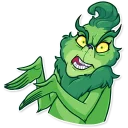 😠 emoji Grinch Telegram sticker 14 of 40