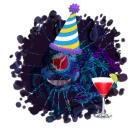 🕸 emoji Univang 20th anniversary Telegram sticker 7 of 9