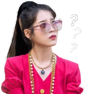 ❔ emoji IU Telegram sticker 6 of 63