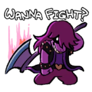 😠 emoji Deltarune Telegram sticker 13 of 40